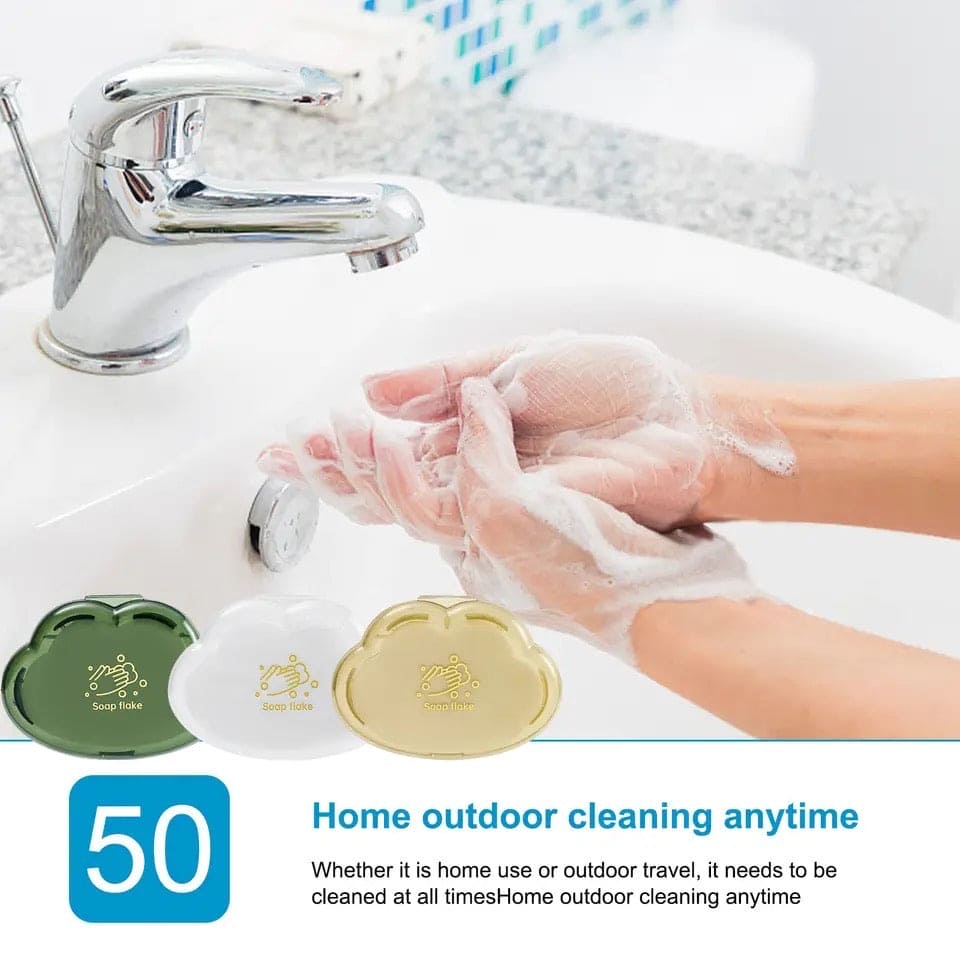 Set Of 50 Mini Paper Soap, Disposable Hand Paper Soap, Travel Soap Paper Sheet, Scented Slice Sheets, Pocket Soaps for Hand Wash Set Of 50 Mini Paper Soap, Disposable Hand Paper Soap, Travel Soap Paper Sheet, Scented Slice Sheets, Pocket Soaps for Hand Wash